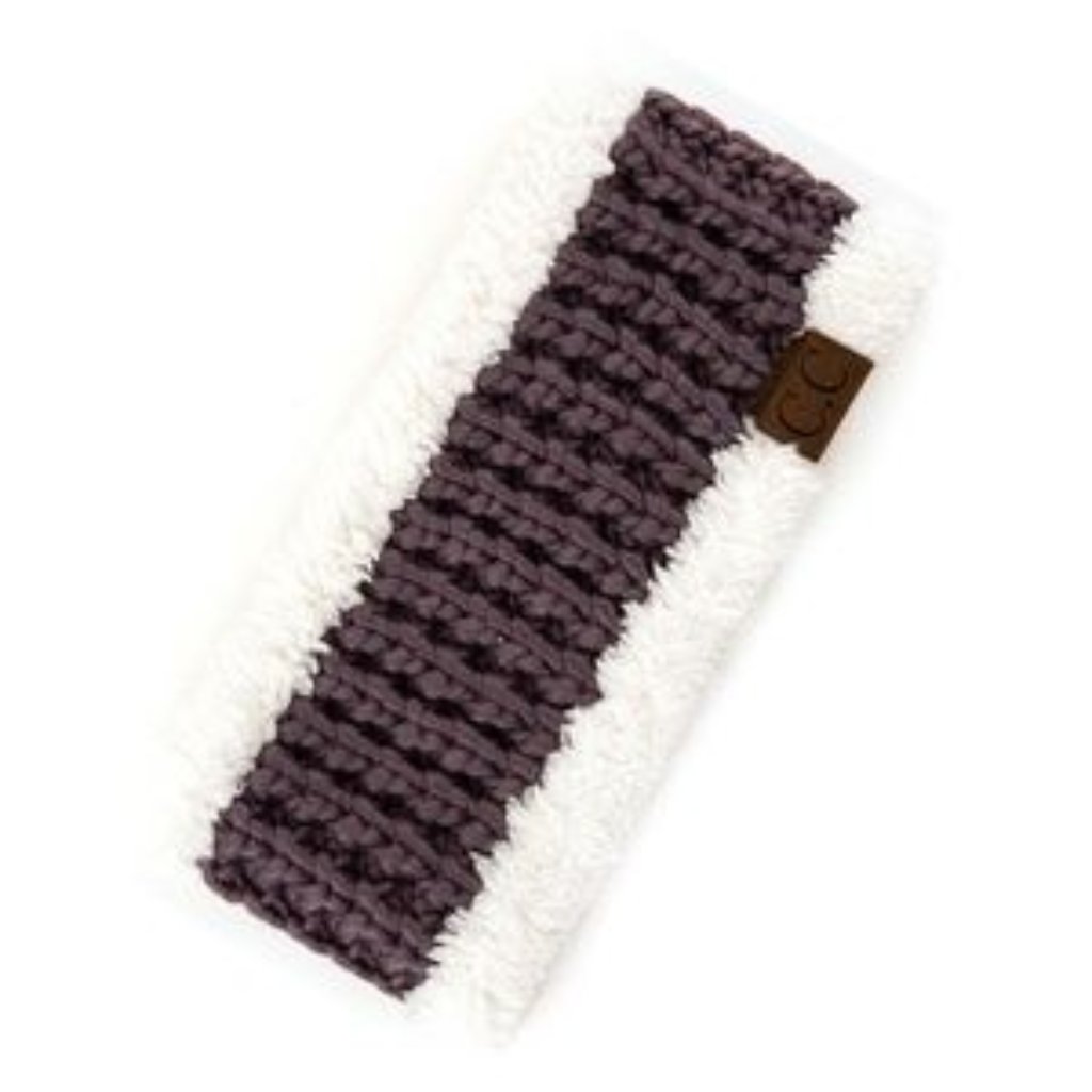 C.C Sherpa Fuzzy Fleece Lined Thick Headband